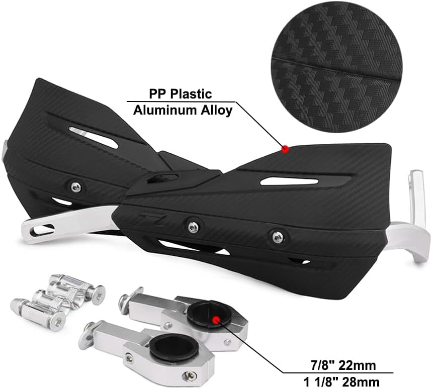Motorrad-Handschutz, Dirtbike, Aluminium, Handschutz, Lenkerschutz, universal, für EXC EXCF WR YZ CR
