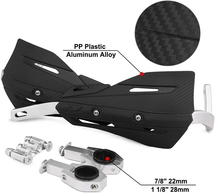Motorrad-Handschutz, Dirtbike, Aluminium, Handschutz, Lenkerschutz, universal, für EXC EXCF WR YZ CR
