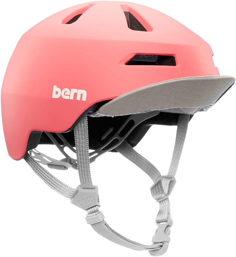 Bern Unisex Jugend Nino 2.0 Fahrradhelm, Matte Grapefruit, M