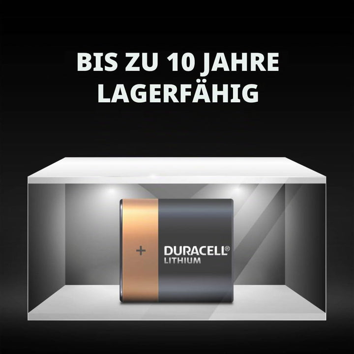 4 x Duracell 223 Lithium-Batterien (4 Blister à 1 Batterie), 4 Batterien (CR-P2)