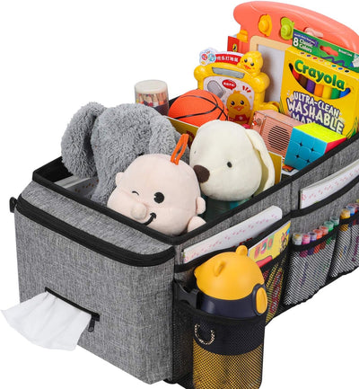 Auto Organizer für Vorne und Rücksitz, Beifahrersitz, Auto Organizer Kinder mit Mehrere Taschen Getr