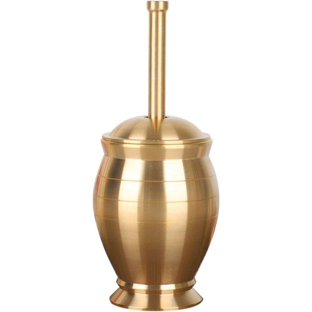 Mörser- und Stössel-Set aus Edelstahl Gewürzmühle mit Deckel multifunktionale Kräuterschale zum Zerk