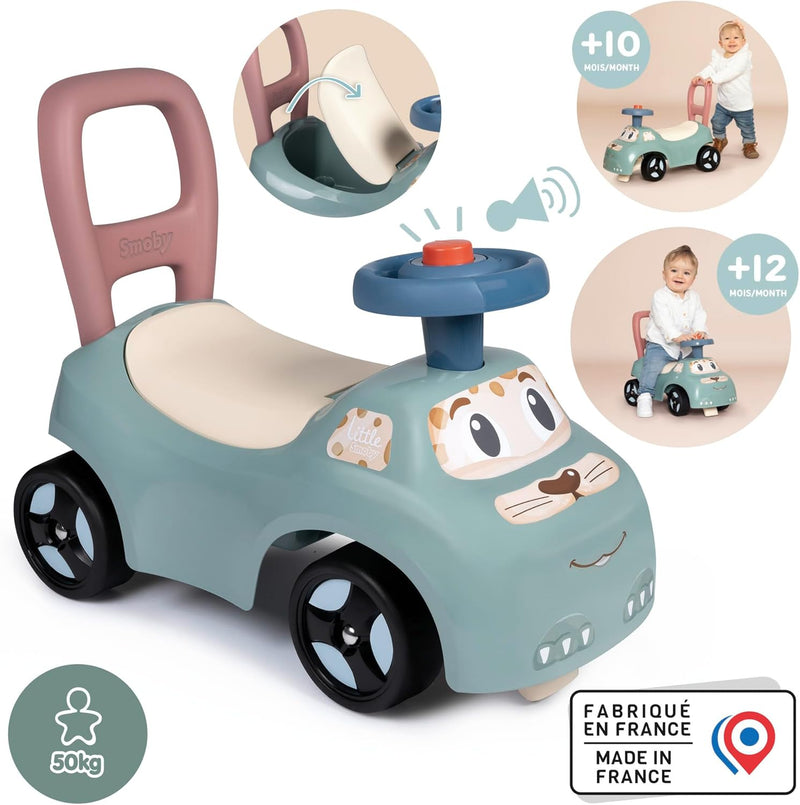 Little Smoby - Rutschauto - Staufach, Hupe, Kippschutz - ab 10 Monaten