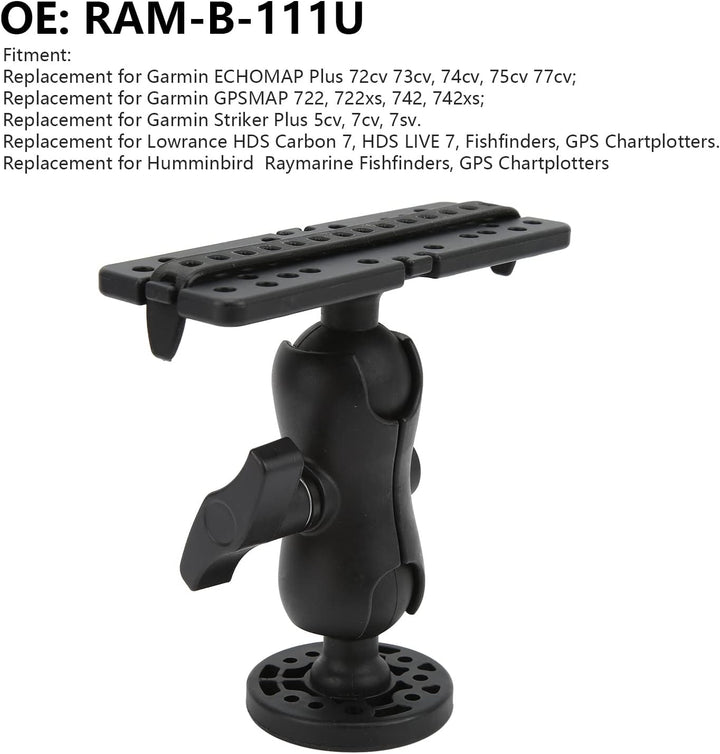 Fischfinder-Halterung, GPS-Fischfinder-Halterung RAM-B-111U-kompatibel Vielseitigkeit für Marine-Fin