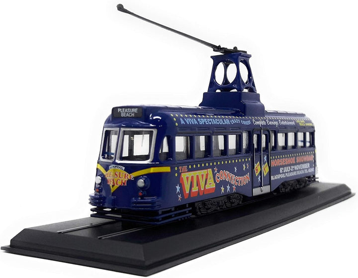 Atlas Strassenbahn Railcoach Blackpool Brush Tram 1937 Standmodell ohne Funktion Miniaturmodell Meta
