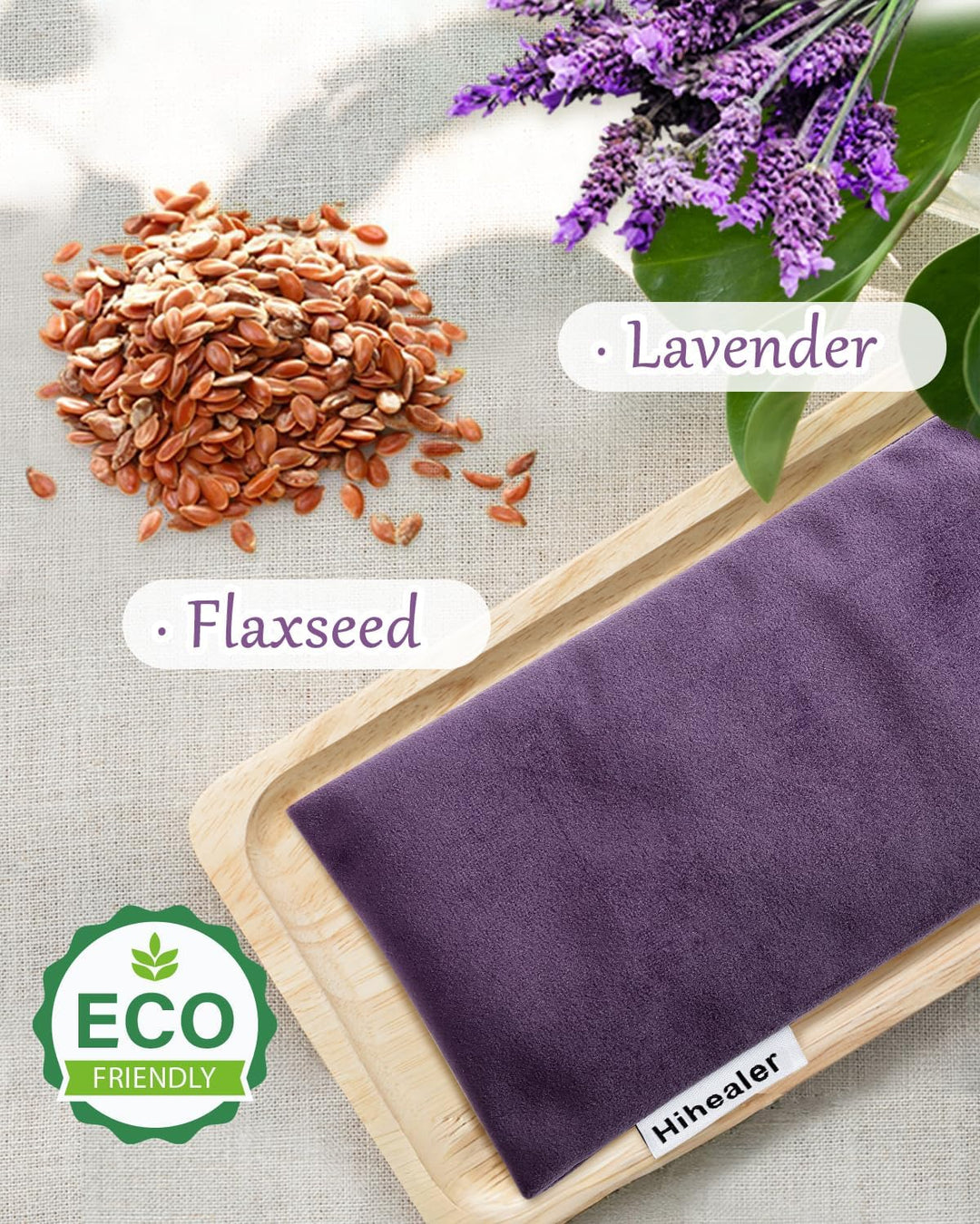 Hihealer 2er / 4er-Pack Augenmaske Gewichts-Augenmaske mit Lavendel-Aromatherapie für Schlaf, Yoga,