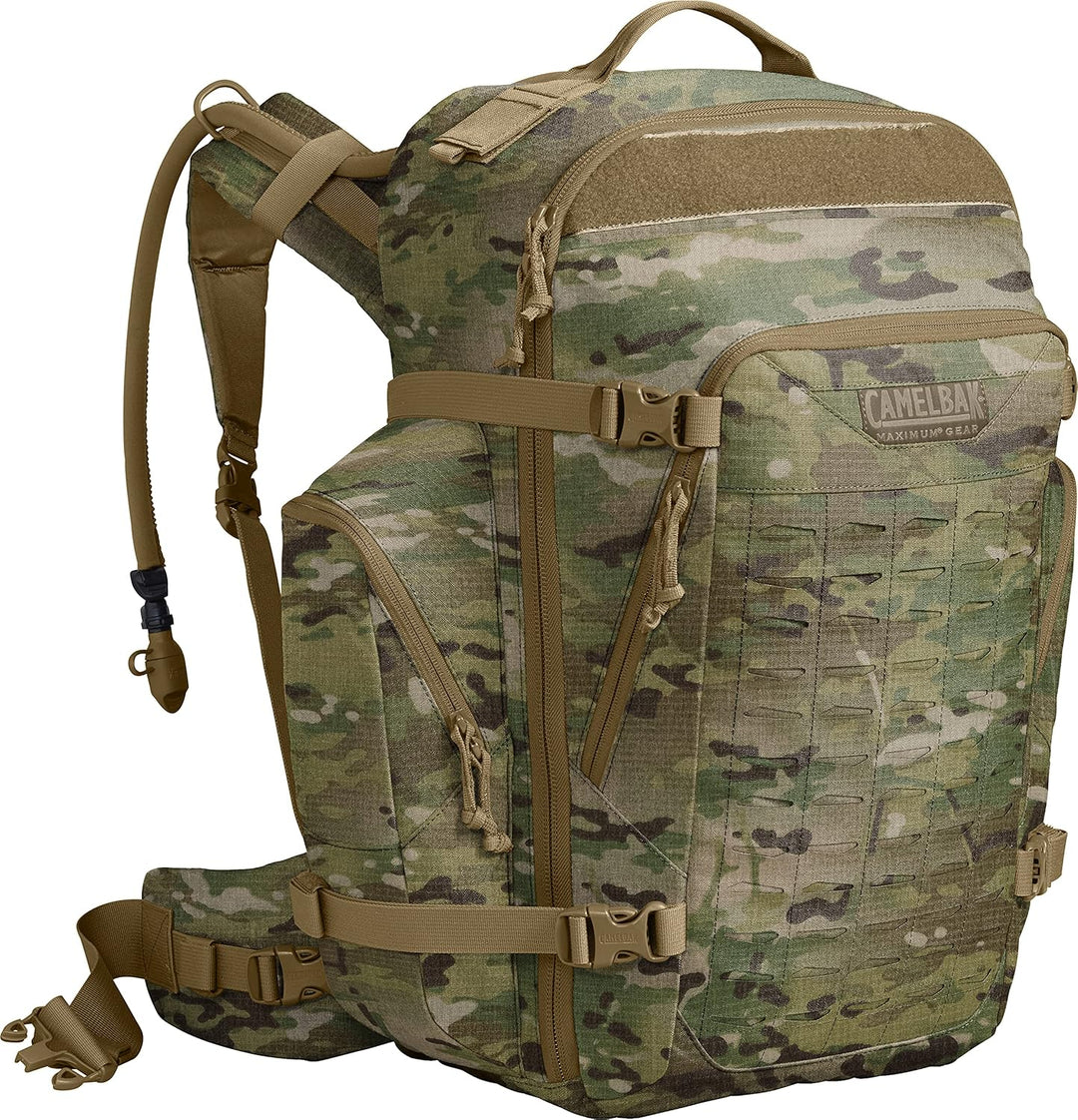 Camelbak BFM 50 Liter Trinkrucksack mit Crux 3 Liter Reservoir Multi-Kamera, Multi-Kamera