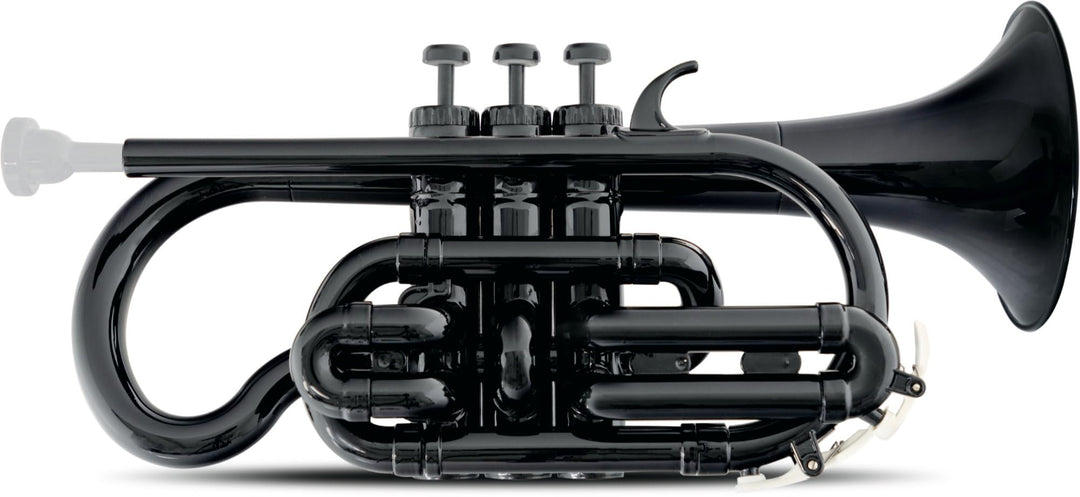 Classic Cantabile MardiBrass Kunststoff Cornet - Aluminium-Ventile - nur 520g leicht - inkl. Mundstü