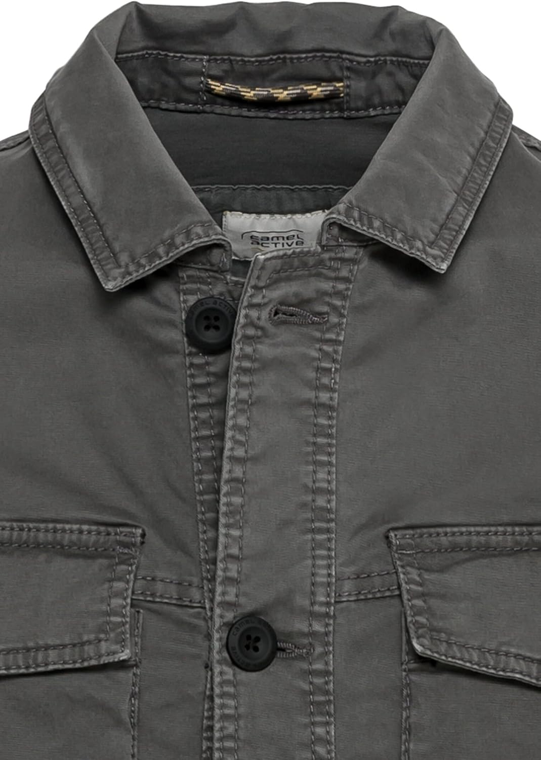 camel active Herren Indoorjacke Regular Fit 30 Dunkelgrau, 30 Dunkelgrau