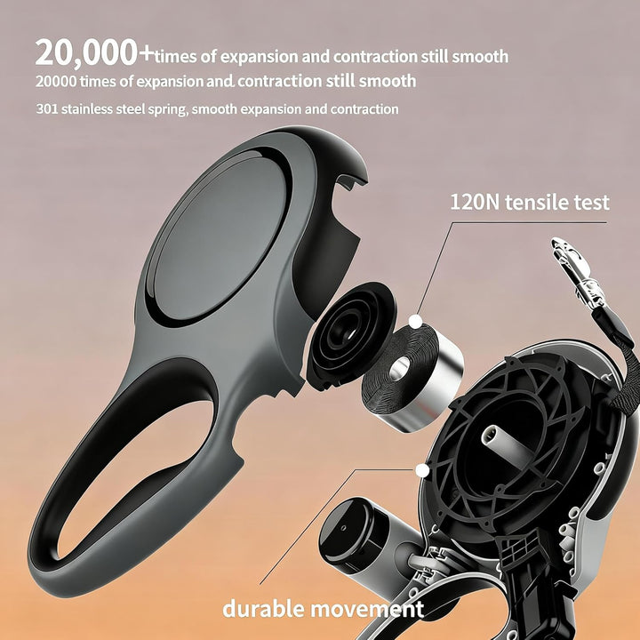 Angel Living Ausziehbare Hundeleine 360° Verwicklungsfrei, 8m Einziehbare Hundeleine mit Sicherer An