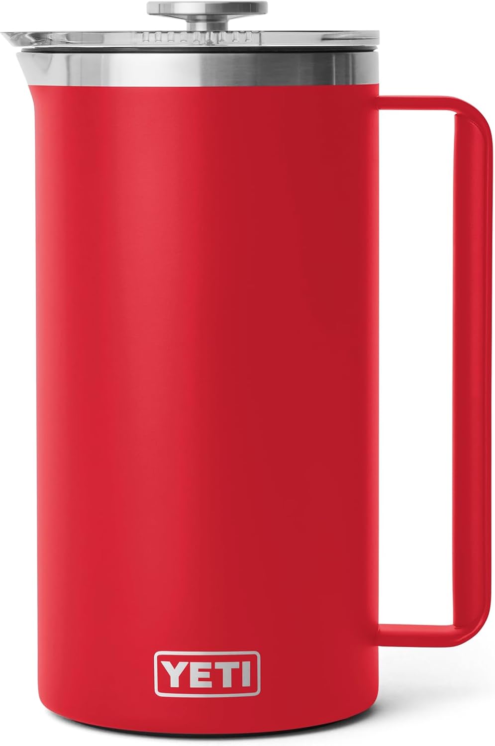 YETI Rambler Stempelkanne Mit DuraSip Keramikbeschichtung, Rescue Red, 64 oz (1.9 L), Rescue Red