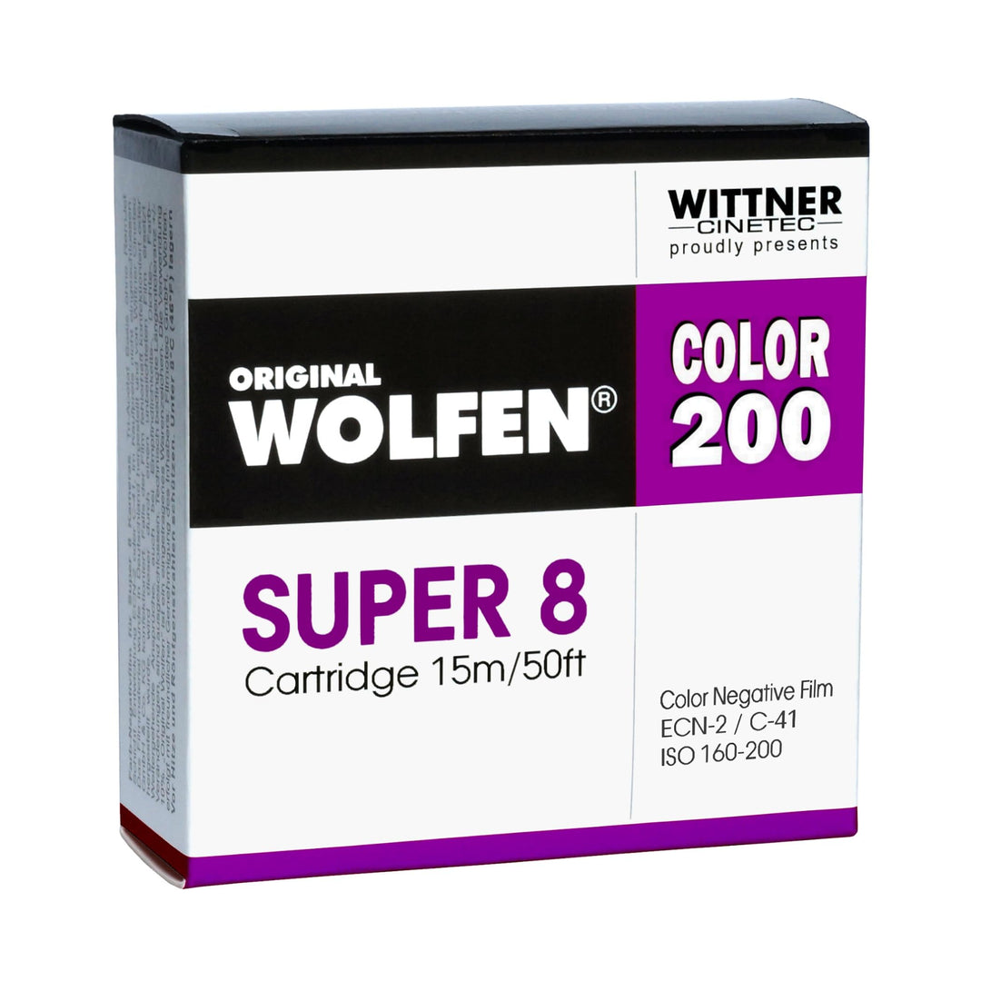 original WOLFEN Color 200 SUPER 8 ISO 160-200 NC200S8, NC200S8