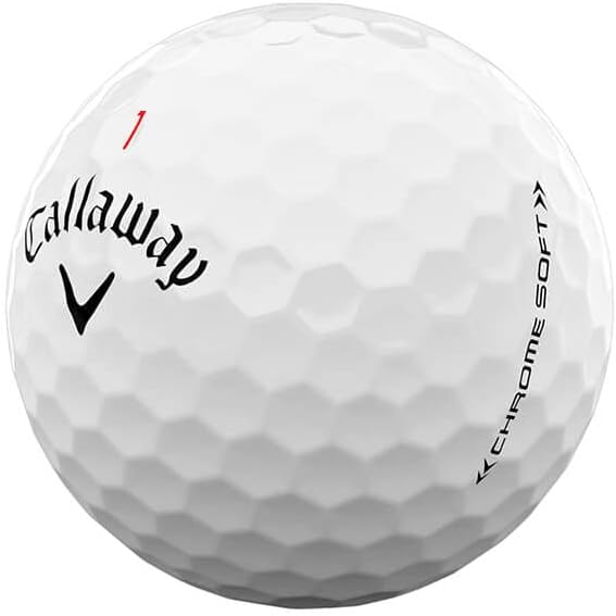 Callaway Golf Chrome Soft Golfbälle (Serie 2022) Weiss, Weiss