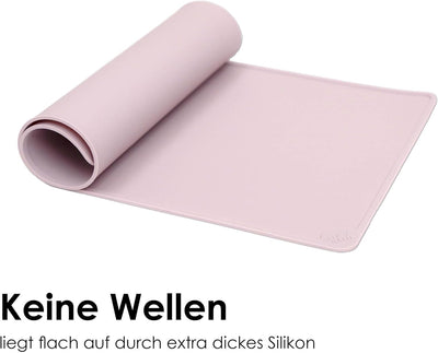 LucyBalu® Napfunterlage für Katzen | Katzenmatte für Wasser- & Futternapf | Silikonmatte als rutschf