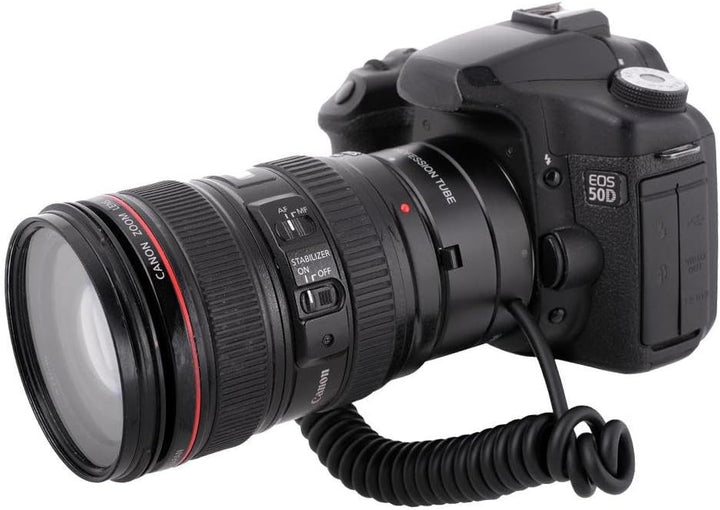 Khalia-Foto Multifunktionale elektronische Makro-Zwischenringe für Canon EOS (Meike MK-C-UP), Elektr