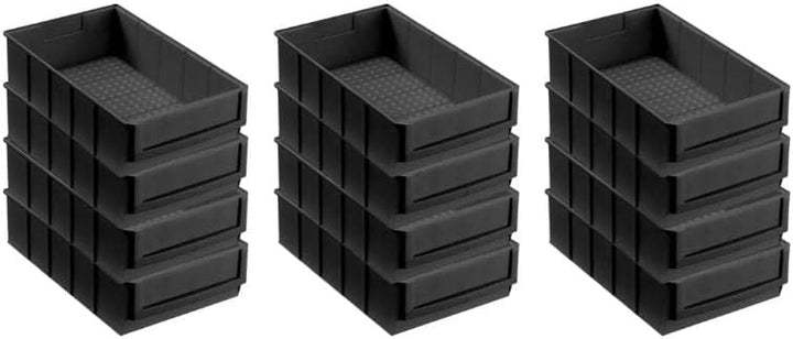 SuperSparSet 24x Leitfähige Industriebox 300 B | HxBxT 8,1x18,3x30cm | 3,4 Liter | ESD, Sichtlagerka