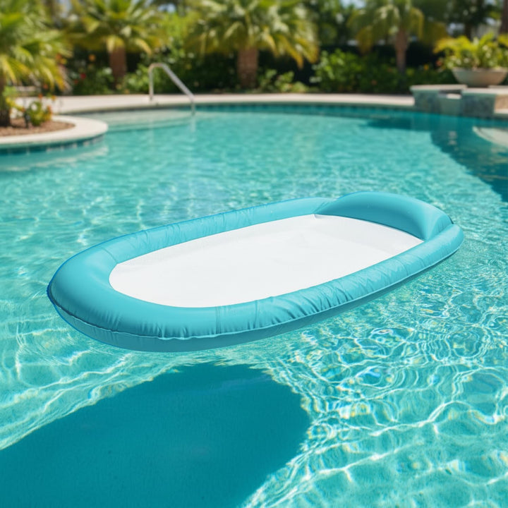 Best Sporting Aufblasbare Wasserhängematte Mesh Mat I Luftmatratze mit Netz | Pool Lounge Float I So