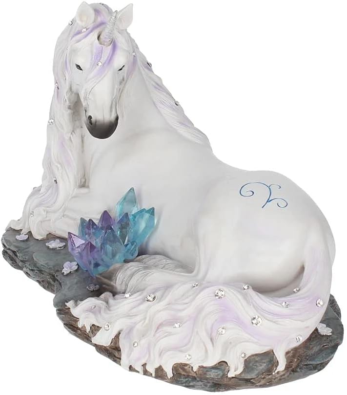 Nemesis Now B2832H7 Dekofigur Ruhe, 19 cm, Kunstharz, Weiss