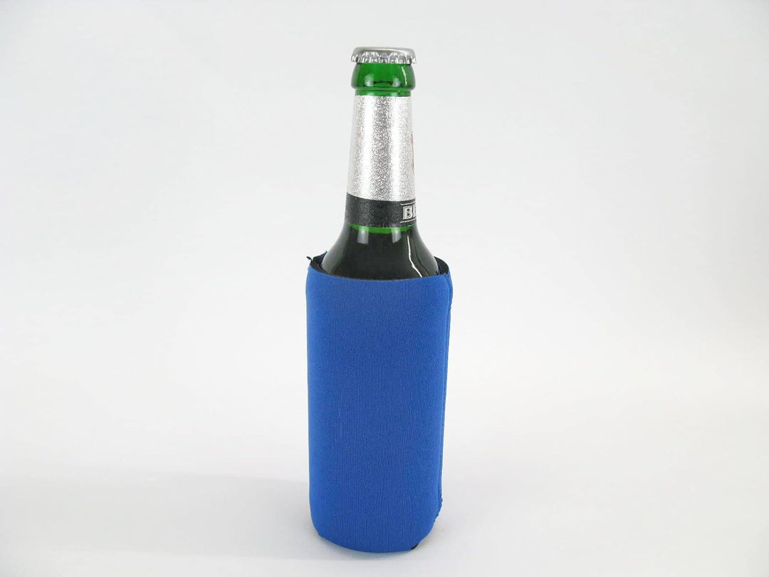6X Bierkühler für 0,33L Flaschen in Blau. Getränkekühler- Flaschenkühler für alle genormten Bierflas