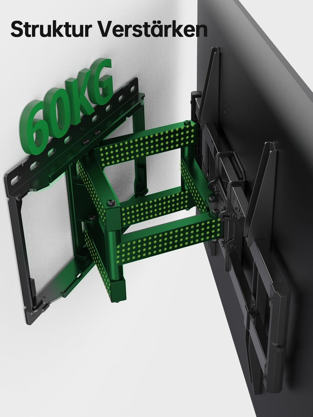 USX-MOUNT TV Wandhalterung Schwenkbar Neigbar für 47-84 Zoll LED, LCD, Plasma TV mit max.VESA 600x40