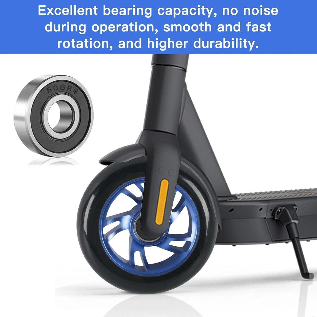 2 Stück Stunt Scooter Rollen 100mm Thickened PVC Replacement Wheels Scooter Ersatzräder mit ABEC-11