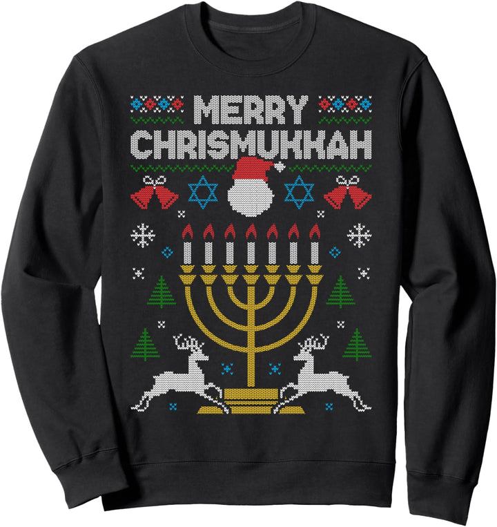 Merry Chrismukkah Jude Happy Hanukkah Ugly Christmas Sweater Sweatshirt