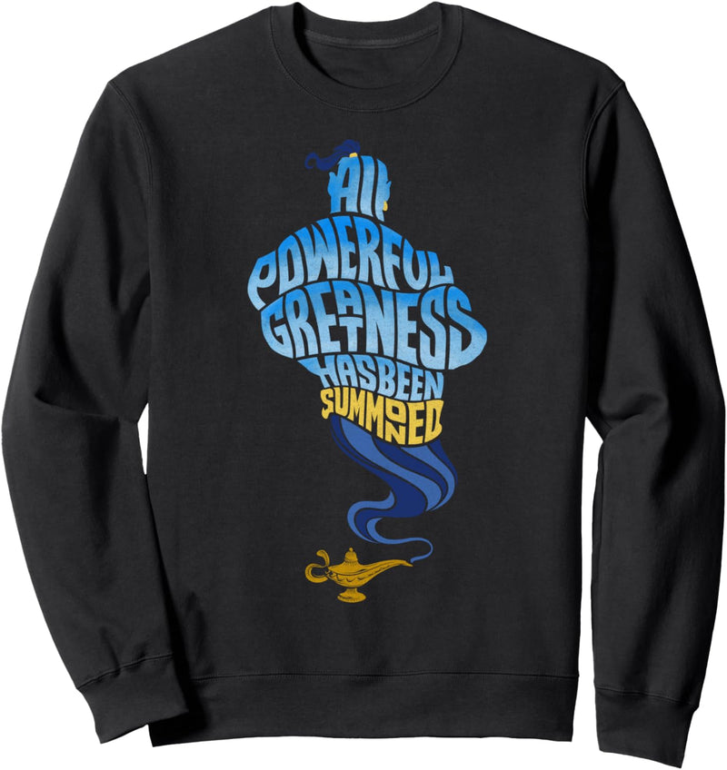 Disney Aladdin Live Action Genie Powerful Greatness Summoned Sweatshirt