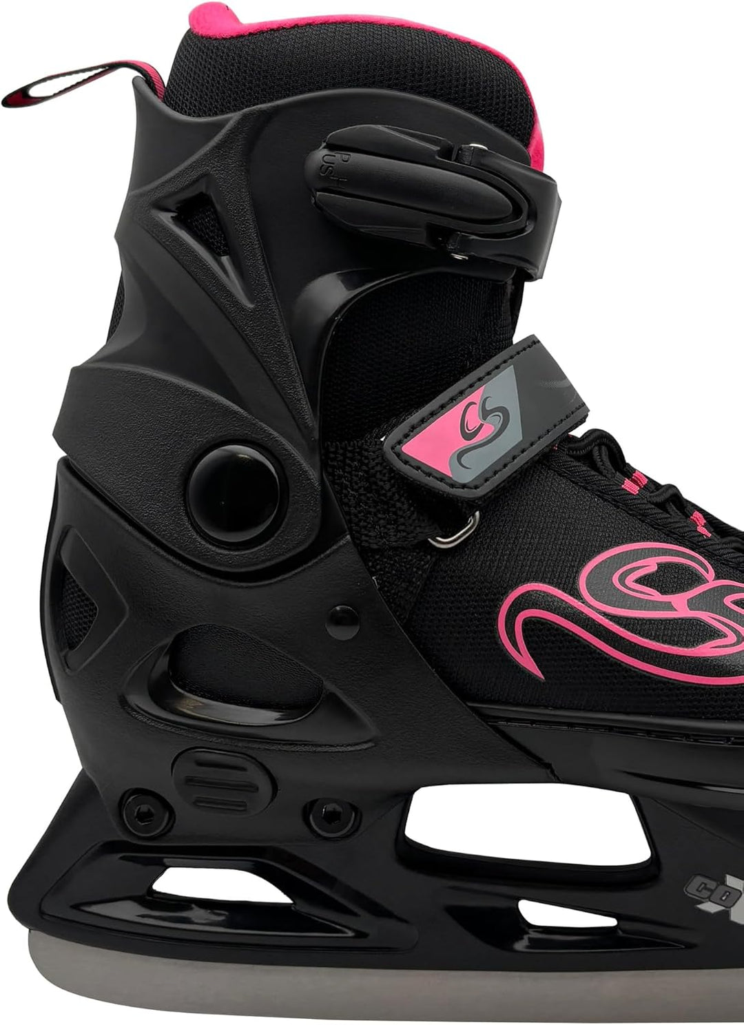 Cox Swain verstellbare Schlittschuhe Crystal, Eislaufschuhe für Kinder, Jugendliche und Erwachsene b