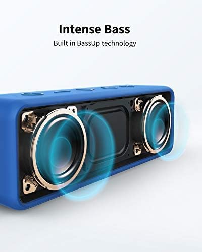 Anker SoundCore 2 Bluetooth Lautsprecher, Fantastischer Sound, Enormer Bass mit Dualen Bass-Treibern