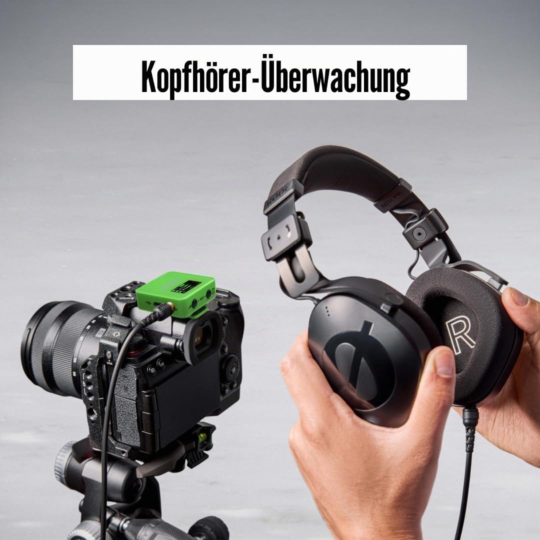 RØDE Wireless GO (Gen 3) – Kompakter kabelloser Mikrofon – Kristallklarer Klang, 32-Bit Float Aufnah