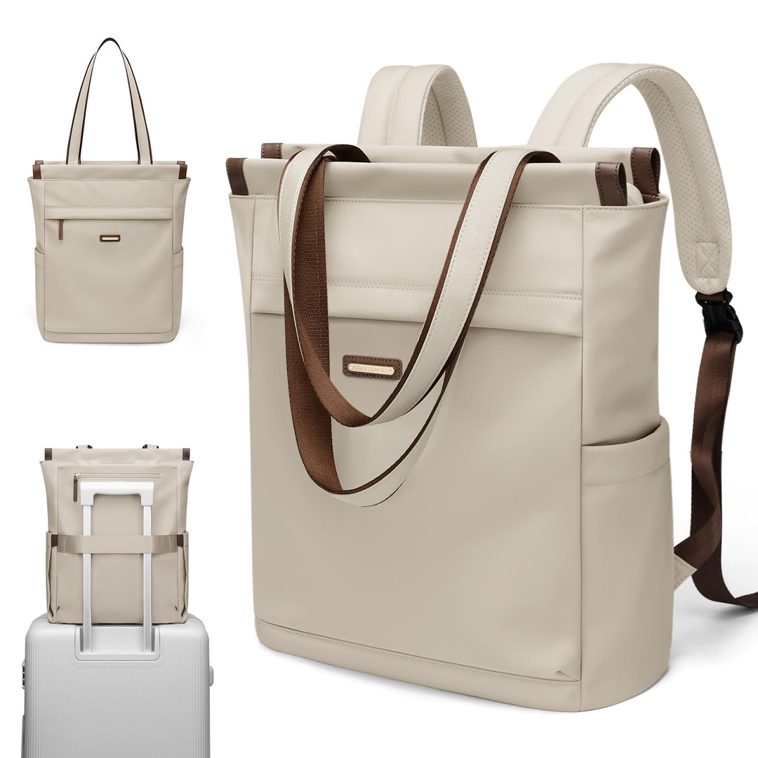 GOLF SUPAGS Convertible Notebook Handtasche, Laptop Rucksack für Damen mit Laptopfach, 15.6 Zoll Sty