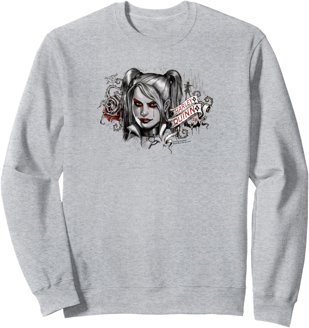 Batman: Arkham Knight Harley Quinn Sketch Sweatshirt