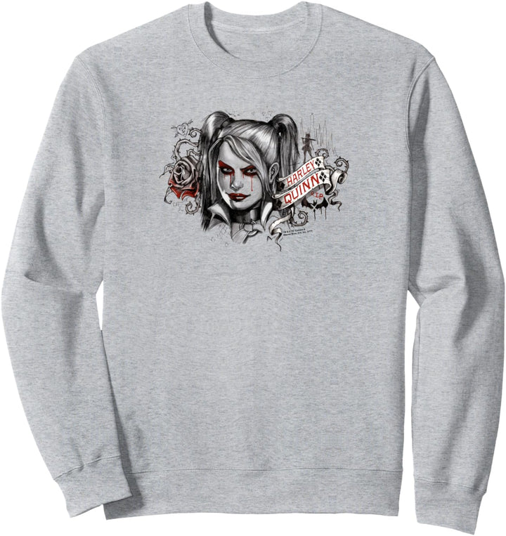 Batman: Arkham Knight Harley Quinn Sketch Sweatshirt
