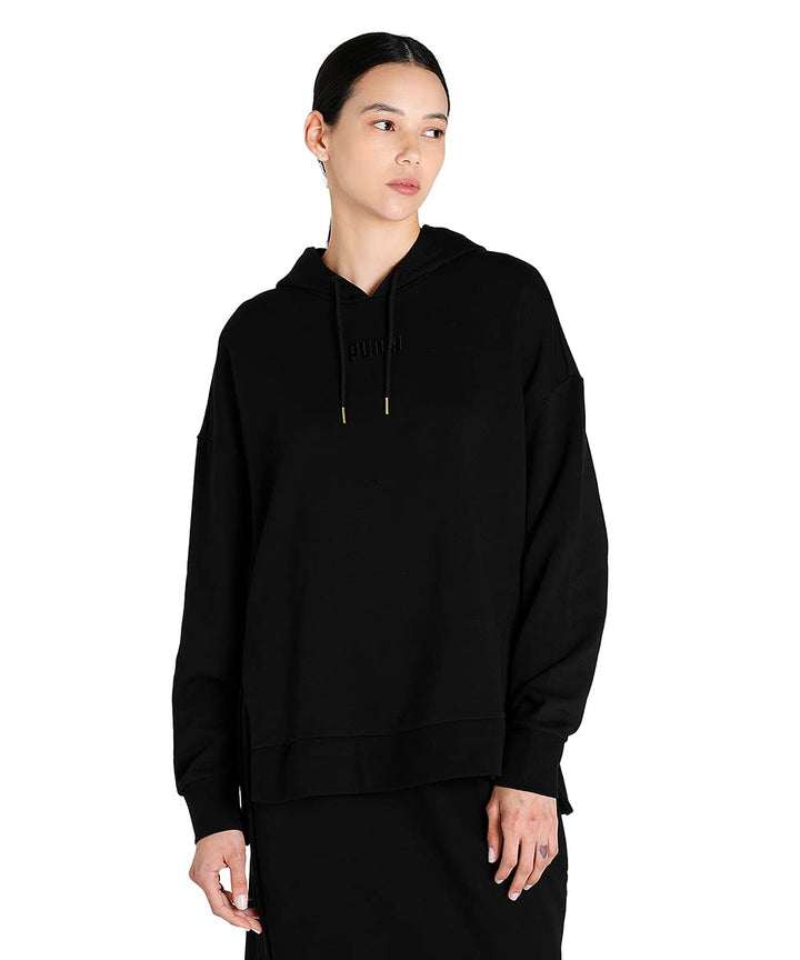 PUMA Damen Her Hoodie Tr Sweatshirt, schwarz, M