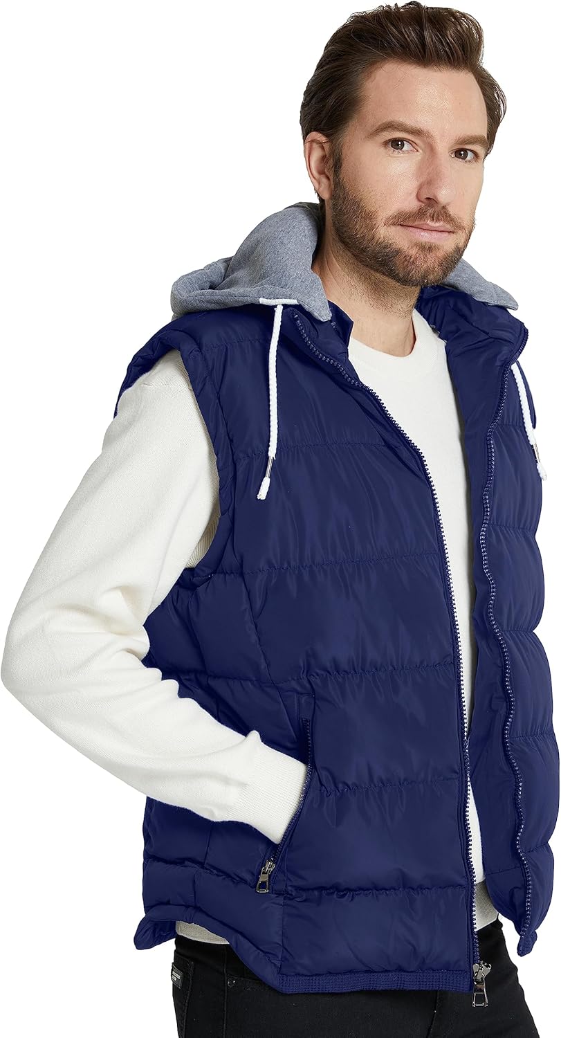 ZSHOW Herren Winter Weste Gesteppte Polsterung Puffer Ärmellos Jacke Warme Outdoor Weste Körperwärme