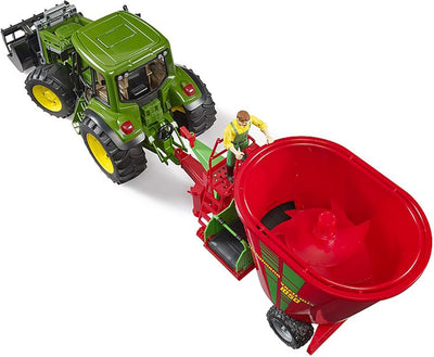 bruder 02127 - Strautmann Verti-Mix 1050 Futtermischwagen - 1:16 Mischwagen Bauernhof Pferdehof Land
