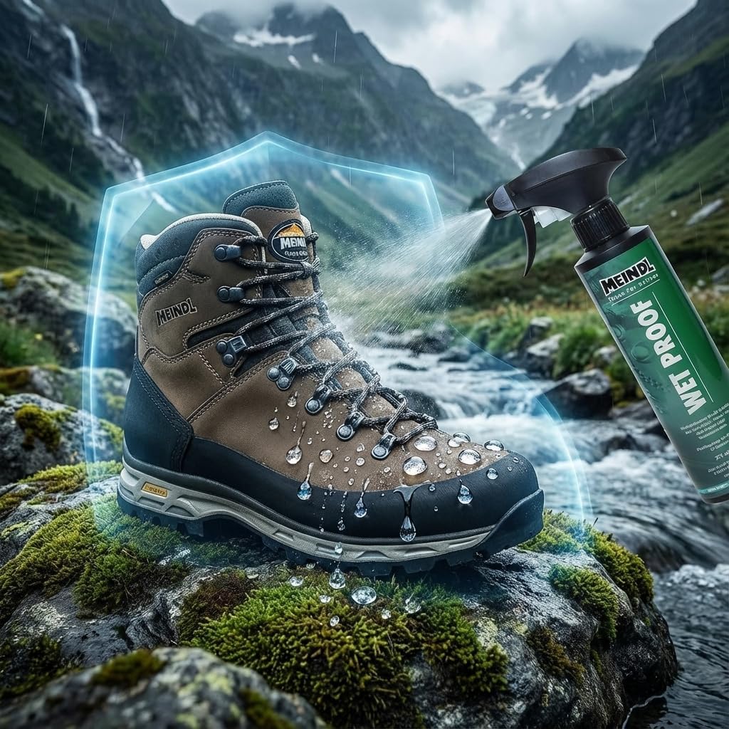 RENNER XXL Premium-Schuhpflegeset für Bergstiefel – Sportwax & Imprägnierer – Wet Proof für Leder, N