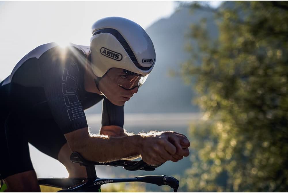 ABUS Zeitfahrhelm GameChanger TT - Aerodynamischer Fahrradhelm mit optimalen Ventilationseigenschaft