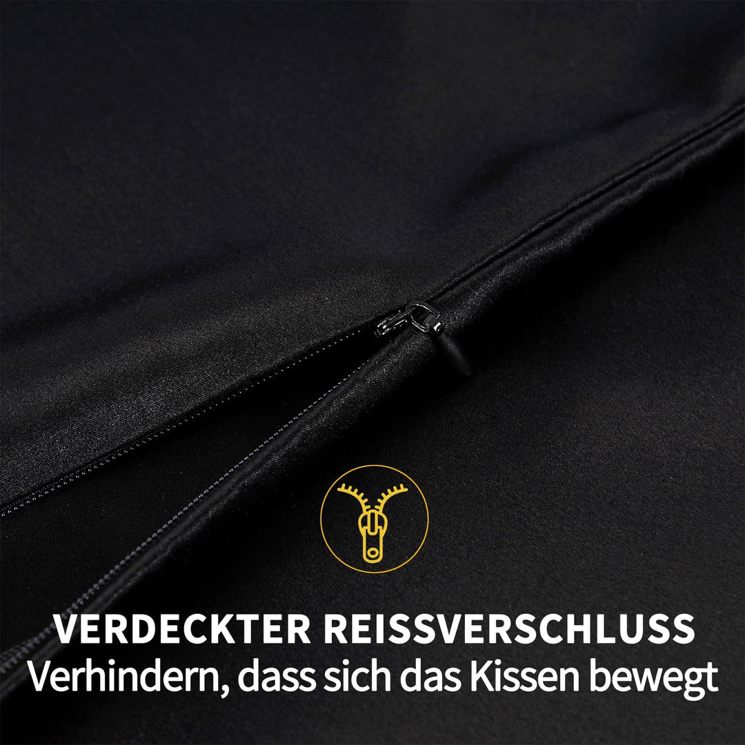 ZIMASILK Kissenbezug aus 100% Seide für Haare und Haut. Doppelseitige 19 Momme Reine Maulbeerseide K