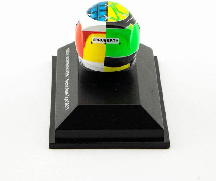 MBA-SPORT Mick Schumacher Miniaturhelm Belgien GP 2017 1:8