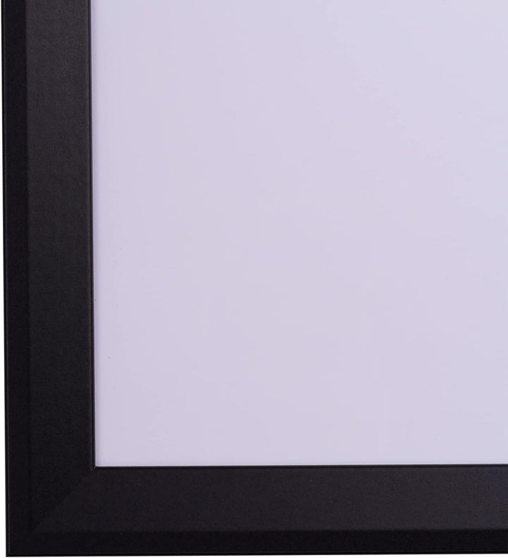 Rahmendesign24 Bilderrahmen Rio 45,7x60,9 Schwarz (matt) Fotorahmen, Wechselrahmen, Posterrahmen, Pu