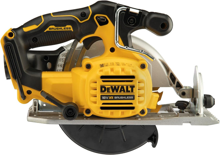 Dewalt 18V XR Akku-Handkreissäge DCS565NT (bürstenloser Motor, mit integrierter LED &amp; Blasvorrichtun