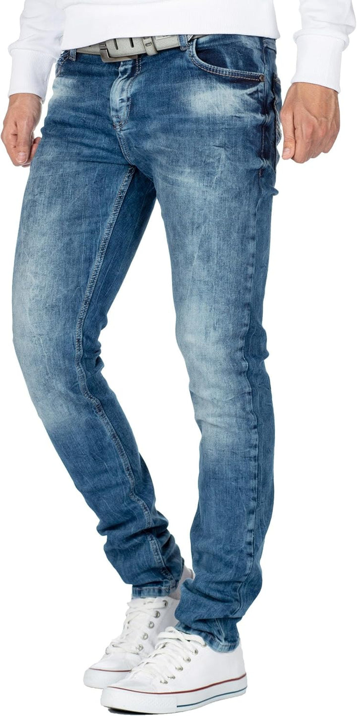Cipo & Baxx Casual Herren Jeans Hose BANS Produktion 36W / 34L Blau - 70, 36W / 34L Blau - 70