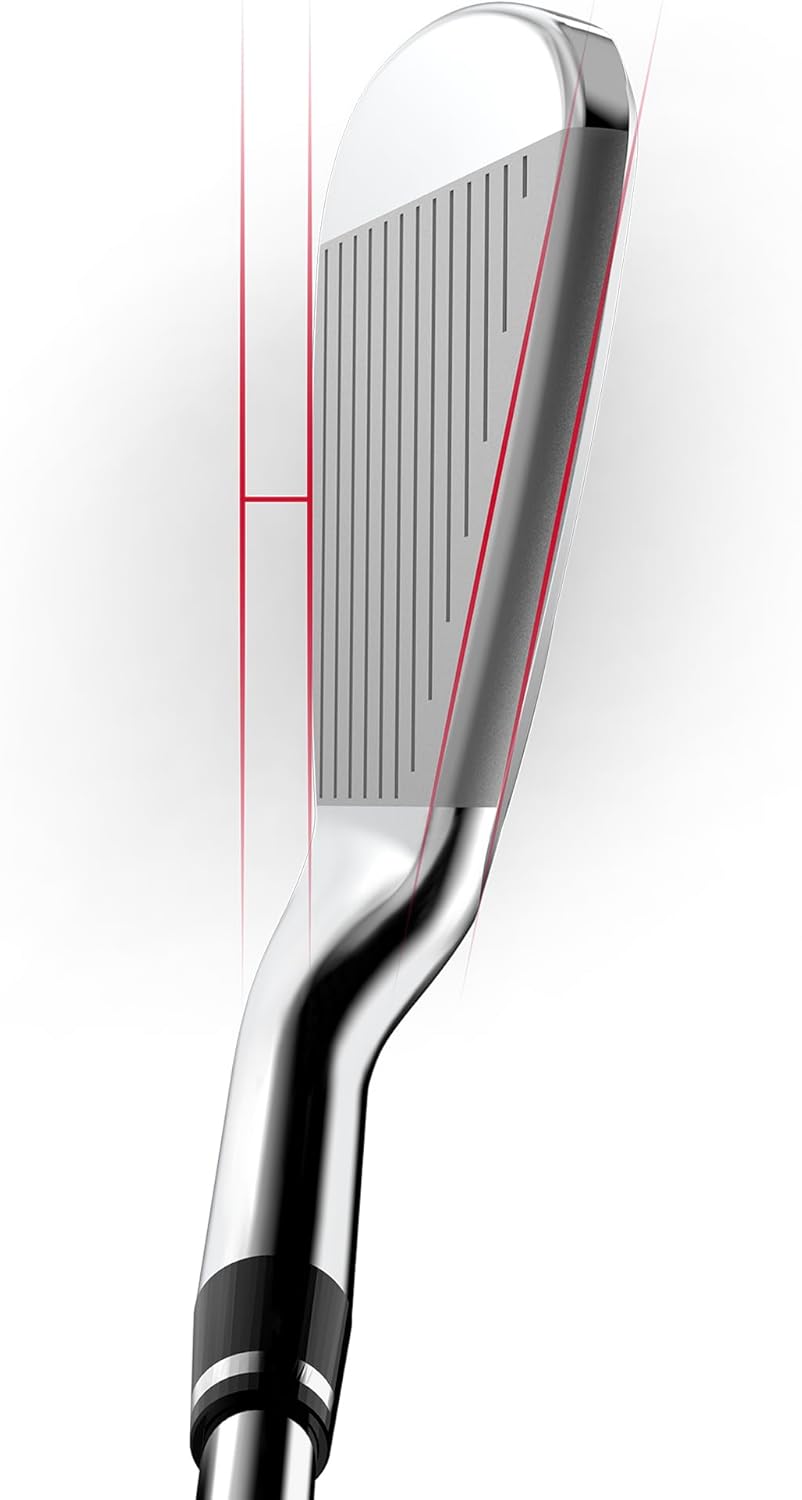 Wilson Staff Golfschläger, Dynapower Eisensatz 5-PW, GW, Stahl, Für Damen Rechts Graphit Senior 6 Gr
