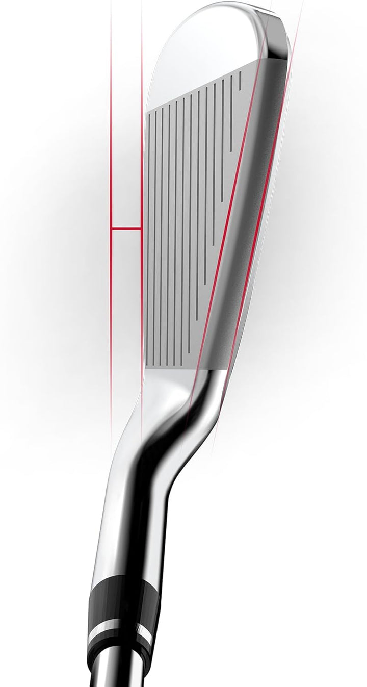 Wilson Staff Golfschläger, Dynapower Eisensatz 5-PW, GW, Stahl, Für Damen Rechts Graphit Senior 6 Gr