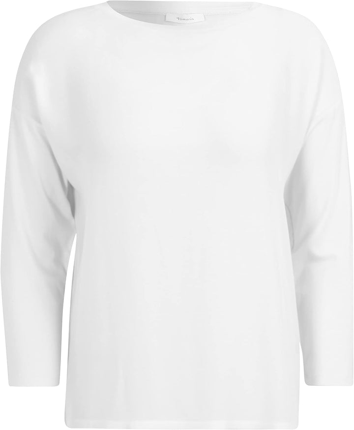 Tamaris Damen Burdur T-Shirt XXL Bright White, XXL Bright White
