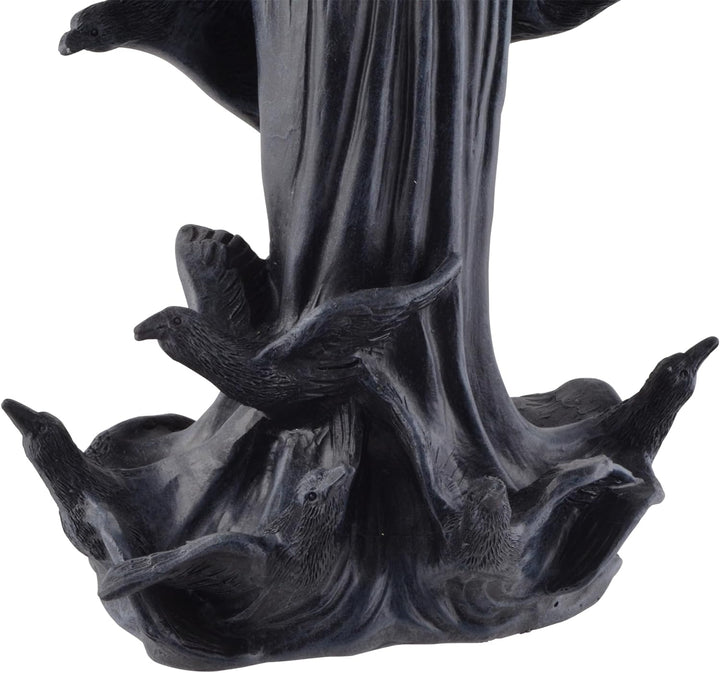 VOGLER Joh. Vogler GmbH Grim Reaper aus dessen Umhang Raben entweichen, aus Kunststein angefertigt u