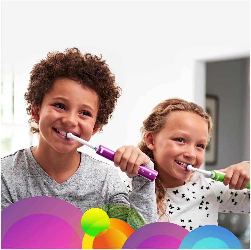 Oral-B Junior Elektrische Zahnbürste/Electric Toothbrush für Kinder ab 6 Jahren, weiche Borsten & Ti