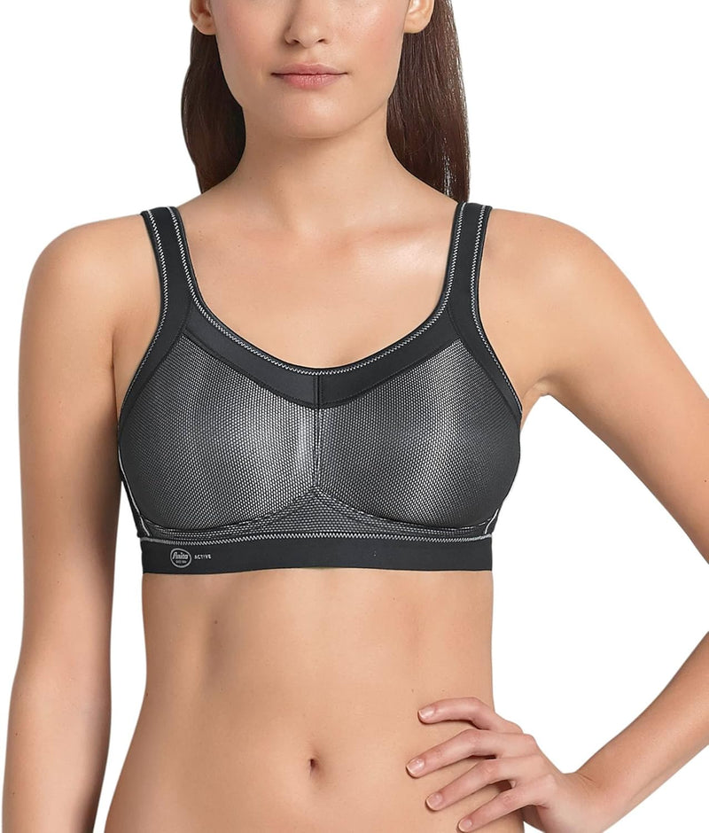 Anita Active Momentum Sport-BH für Damen 95D Schwarz (Schwarz 001), 95D Schwarz (Schwarz 001)