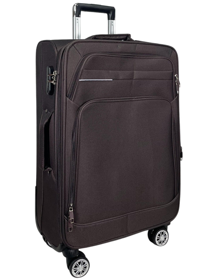 MY TRAVEL BAG Stoff Reisekoffer Trolley Erweiterbar mit Zwillingsrollen (M/L/XL/XXL oder 4er Set) We